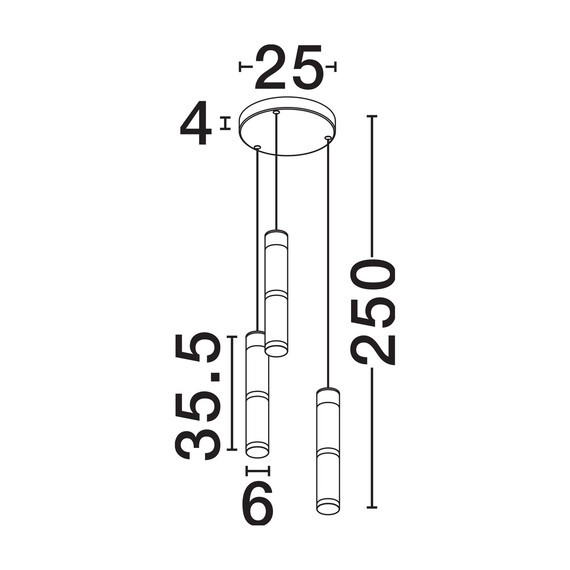 LED Полилей DECORO 9051101 NovaLuce 33W 3000K | Osvetlenieto.bg