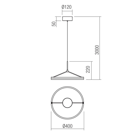 LED Полилей Orbit 01-3835 Redo 27W 3000K Triac Dimmable | Osvetlenieto.bg