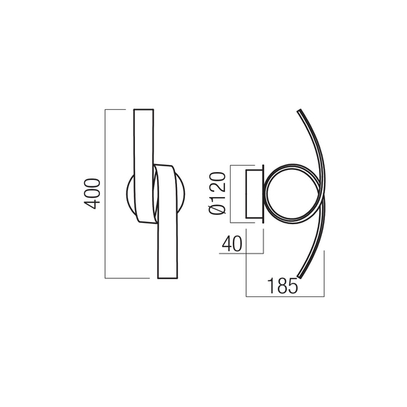 LED Аплик Impuls 01-3609 Redo 11W 3000K | Osvetlenieto.bg