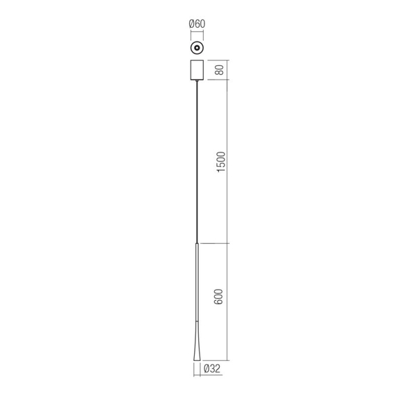 LED Пендел Ito 01-4116 Redo 6.2W 2700K | Osvetlenieto.bg