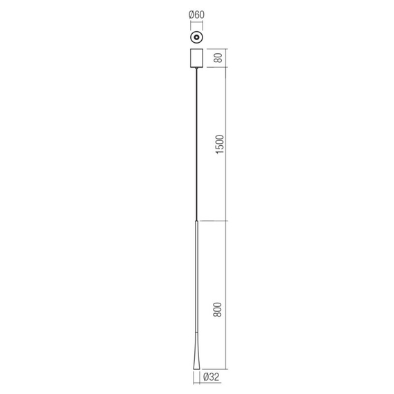LED Пендел Ito 01-4124 Redo 6.2W 2700K | Osvetlenieto.bg