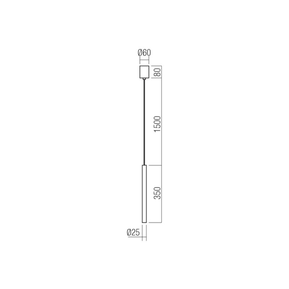 LED Пендел Kanji 01-4133 Redo 6.2W 3000K | Osvetlenieto.bg