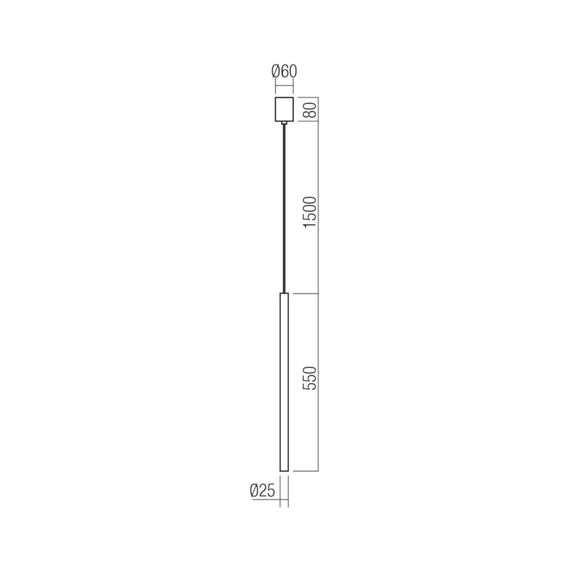 LED Пендел Kanji 01-4150 Redo 6.2W 2700K | Osvetlenieto.bg