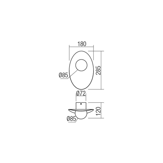 LED Аплик Cody 01-3287 Redo 11W 3000K | Osvetlenieto.bg
