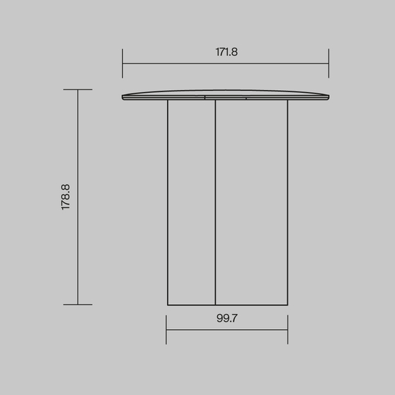 LED Настолна лампа ASYM MOD510TL-L1,5GNK Maytoni 2W 2700K | Osvetlenieto.bg