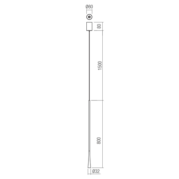 LED Пендел Ito 01-4122 Redo 6.2W 3000K | Osvetlenieto.bg