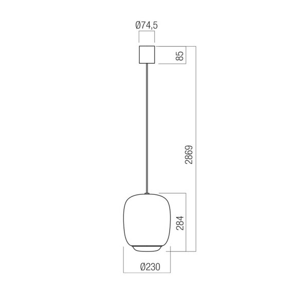 LED Полилей Dubbo 01-4790 Redo 12W CCT 2700K-4000K Triac Dimmable | Osvetlenieto.bg