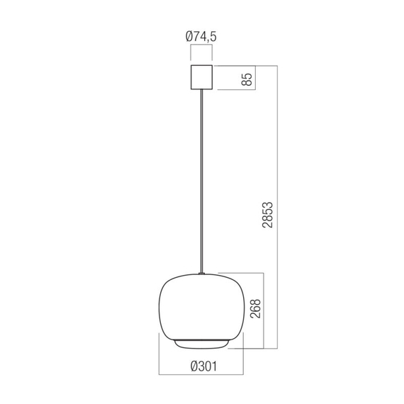LED Полилей Dubbo 01-4795 Redo 21W CCT 2700K-4000K Triac Dimmable | Osvetlenieto.bg