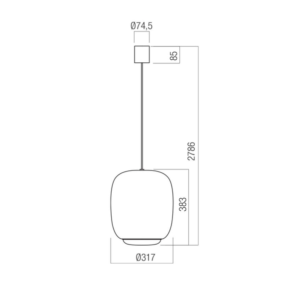 LED Полилей Dubbo 01-4800 Redo 21W CCT 2700K-4000K Triac Dimmable | Osvetlenieto.bg