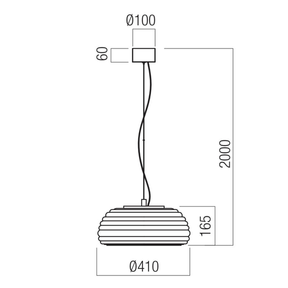 LED Полилей Ondula 01-4542 Redo 18W CCT 2700K-3000K Triac Dimmable | Osvetlenieto.bg