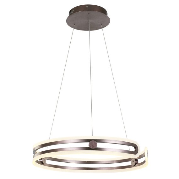 LED Полилей Kiara MD17016002-1E COFFE Italux | Osvetlenieto.bg