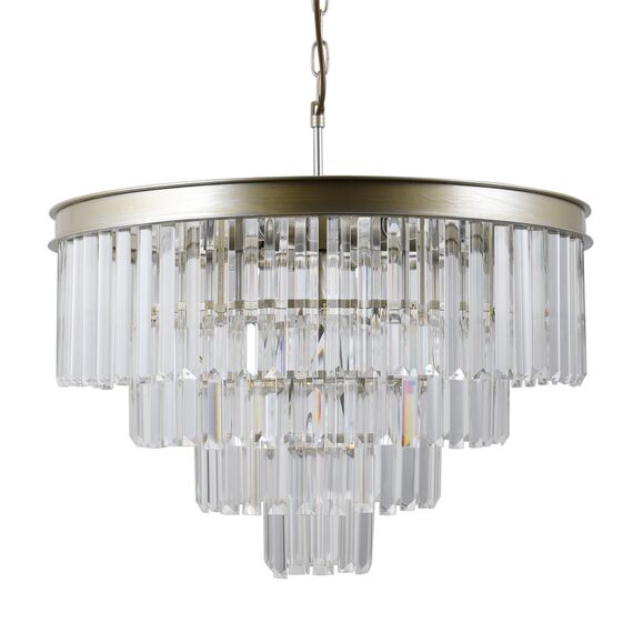 Полилей Verdes PND-44372-8-CHMP-GLD Italux | Osvetlenieto.bg