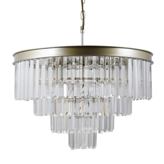 Полилей Verdes PND-44372-8-CHMP-GLD Italux | Osvetlenieto.bg