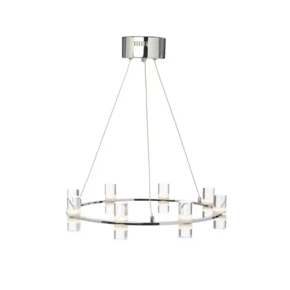 LED модерен полилей IONIAN JNDP32LED52CH Aca Lighting 32W 3000K 2880lm | Osvetlenieto.bg