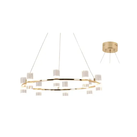 LED модерен полилей IONIAN JNDP32LED52GD Aca Lighting 32W 3000K 2880lm | Osvetlenieto.bg