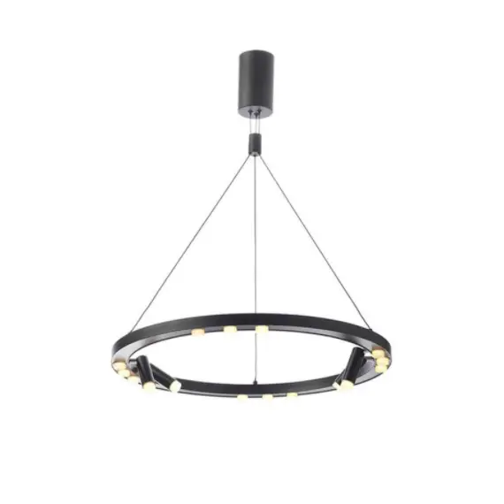 LED модерен полилей MAGNETO JNBP48LED65BK Aca Lighting 48W 3000K 4320 lm | Osvetlenieto.bg