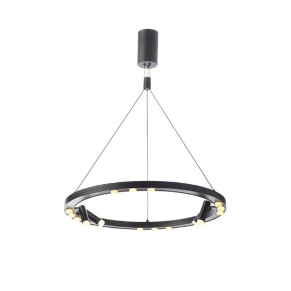 LED модерен полилей MAGNETO JNBP48LED65BK Aca Lighting 48W 3000K 4320 lm | Osvetlenieto.bg
