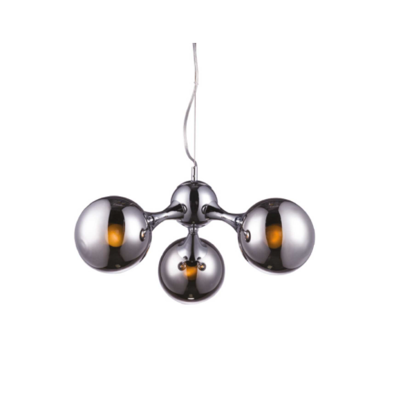 Модерен полилей ATOM OYD60703CH Aca Lighting 3xE14 | Osvetlenieto.bg