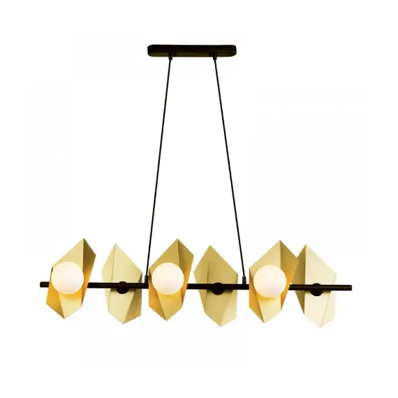 Модерен полилей POLYGON HL42596P100BG Aca Lighting 6xG9 | Osvetlenieto.bg