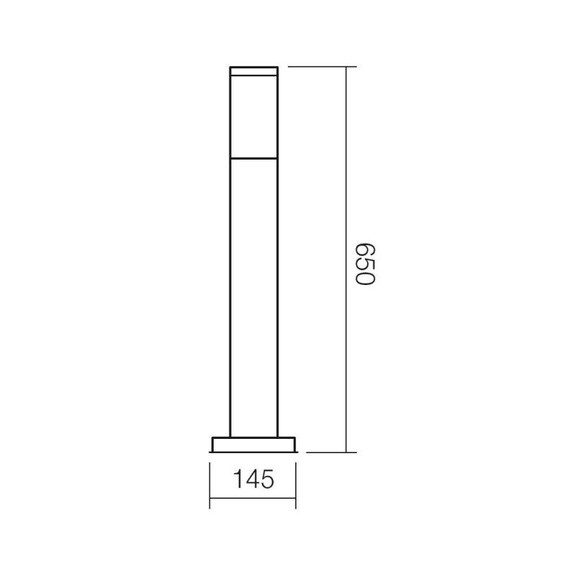 Градинска лампа COLONNA H65 1xE27  9017 Smarter | Osvetlenieto.bg