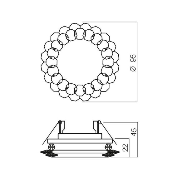 Стъклена луна за вграждане 27 CH/Стъклена луна за вграждане 12V GU5.3 70288 Smarter | Osvetlenieto.bg Стъклена луна за вграждане 27 CH/Стъклена луна за вграждане 12V GU5.3 70288 Smarter | Osvetlenieto.bg