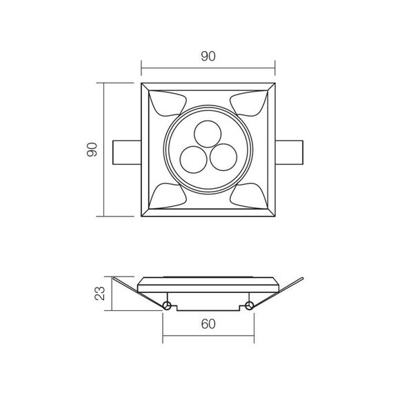 Стъклена луна за вграждане 35 LED 3X1W NW driver inc. 70313 Smarter | Osvetlenieto.bg Стъклена луна за вграждане 35 LED 3X1W NW driver inc. 70313 Smarter | Osvetlenieto.bg