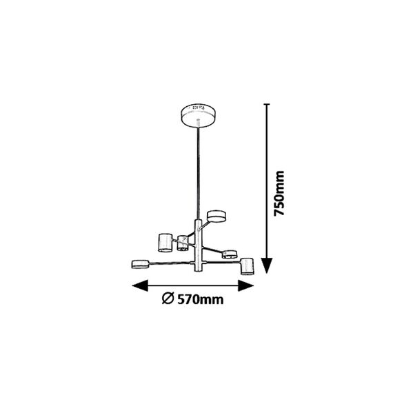 LED Полилей SOLOMON 6355 Rabalux 30W 4000K | Osvetlenieto.bg LED Полилей SOLOMON 6355 Rabalux 30W 4000K | Osvetlenieto.bg
