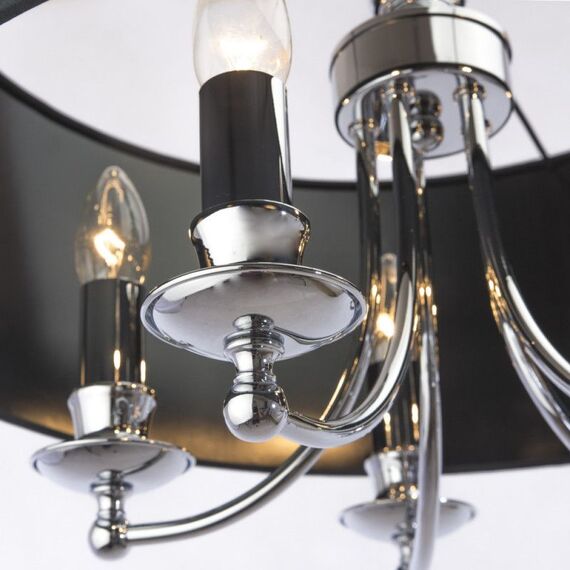 Полилей ABU DHABI P05697BK CosmoLight 5xE14 | Osvetlenieto.bg