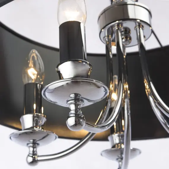 Полилей ABU DHABI P05697BK CosmoLight 5xE14 | Osvetlenieto.bg