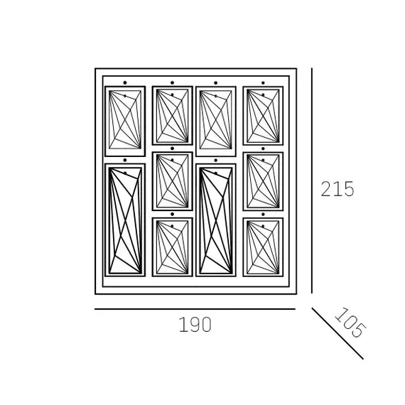 Аплик MOSCOW II W02872CH CosmoLight 2xE14 | Osvetlenieto.bg