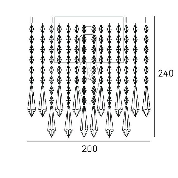 Аплик PORTO W01908CH CosmoLight 1xE14 | Osvetlenieto.bg