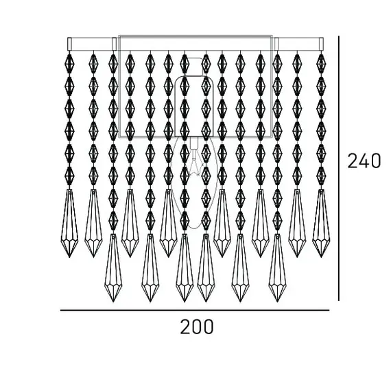 Аплик PORTO W01908CH CosmoLight 1xE14 | Osvetlenieto.bg