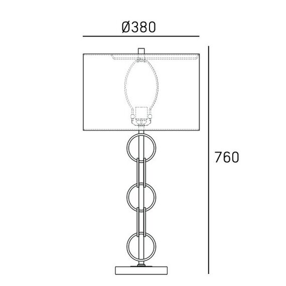 Настолна лампа LIMA T01946CH CosmoLight 1xE27 | Osvetlenieto.bg Настолна лампа LIMA T01946CH CosmoLight 1xE27 | Osvetlenieto.bg