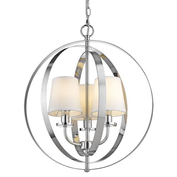 Полилей BERLIN P03967CH CosmoLight 3xE14 | Osvetlenieto.bg