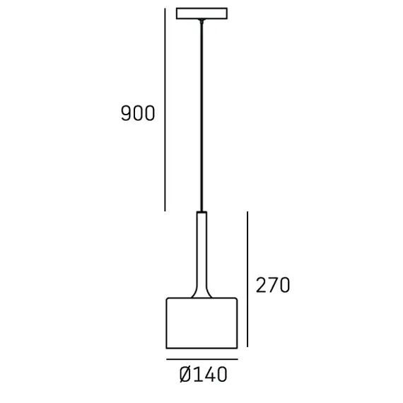 Полилей COPENHAGEN P01028CU CosmoLight 1xG9 | Osvetlenieto.bg