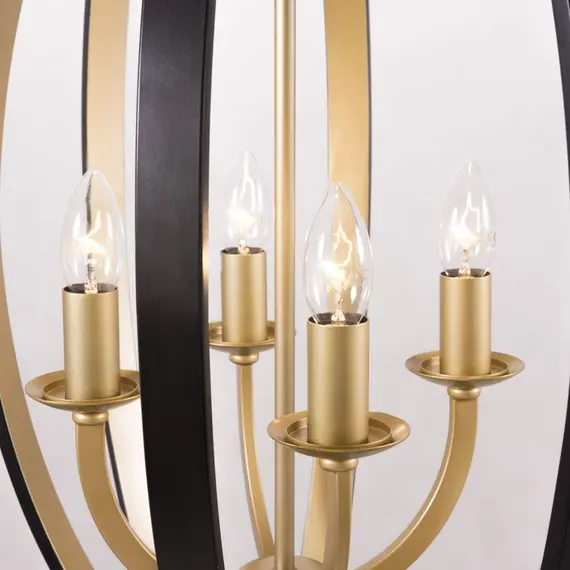 Полилей DUBLIN P04472BZ CosmoLight 4xE14 | Osvetlenieto.bg