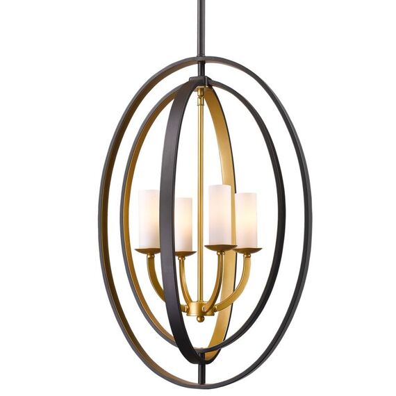 Полилей DUBLIN P04472BZ CosmoLight 4xE14 | Osvetlenieto.bg