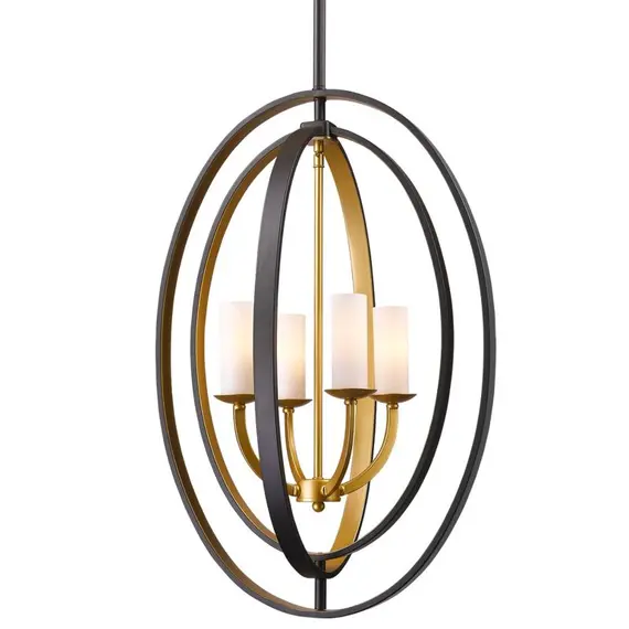 Полилей DUBLIN P04472BZ CosmoLight 4xE14 | Osvetlenieto.bg