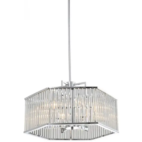 Полилей GLASGOW P06384CH CosmoLight 6xE14 | Osvetlenieto.bg