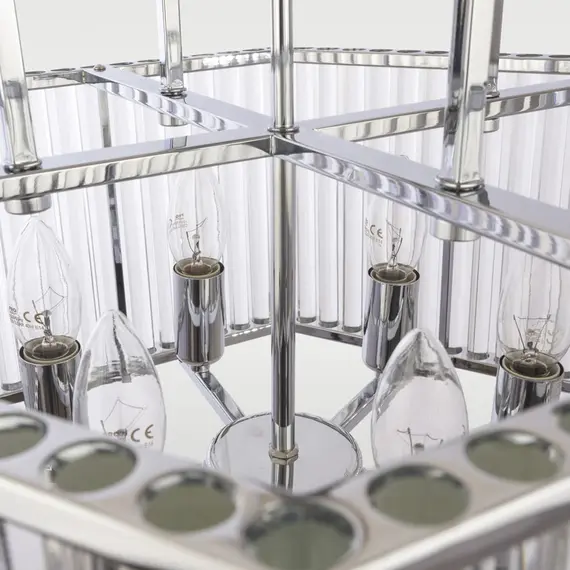 Полилей GLASGOW P06384CH CosmoLight 6xE14 | Osvetlenieto.bg