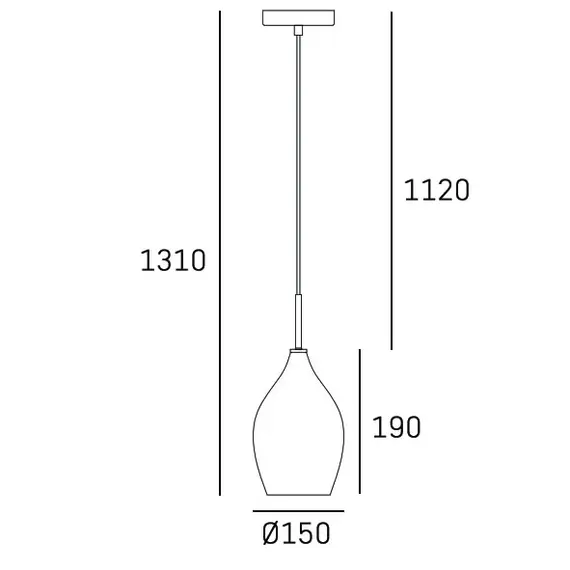 Полилей KUALA LUMPUR P01540WH CosmoLight 1xE14 | Osvetlenieto.bg