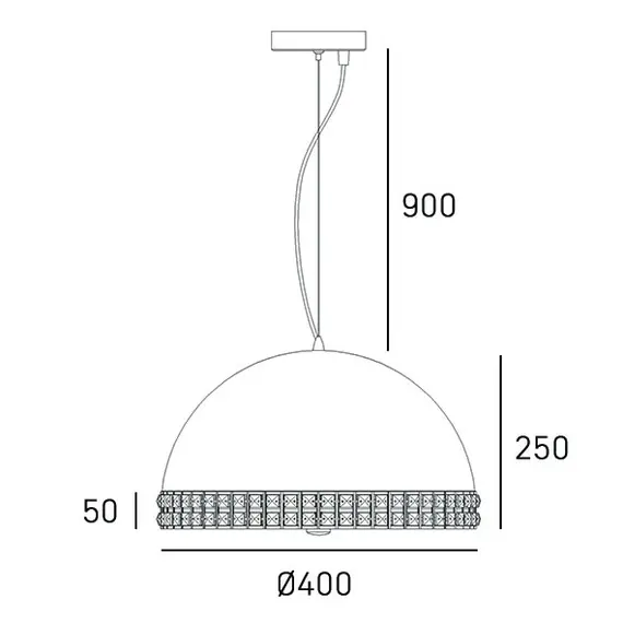 Полилей MARRAKESH P03700WH CosmoLight 3xE27 | Osvetlenieto.bg