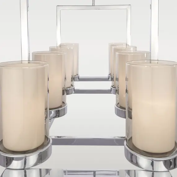 Полилей MIAMI P08018CH CosmoLight 8xE27 | Osvetlenieto.bg