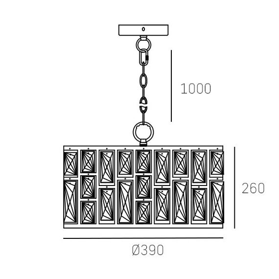 Полилей MOSCOW II P04858CH CosmoLight 4xE14 | Osvetlenieto.bg