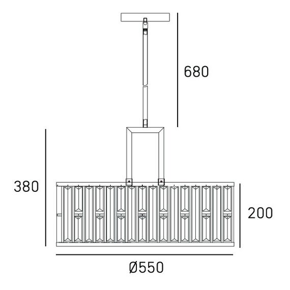 Полилей MOSCOW P05134CP CosmoLight 5xE27 | Osvetlenieto.bg