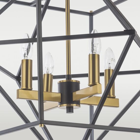 Полилей NASHVILLE P04247BK AU CosmoLight 4xE14 | Osvetlenieto.bg