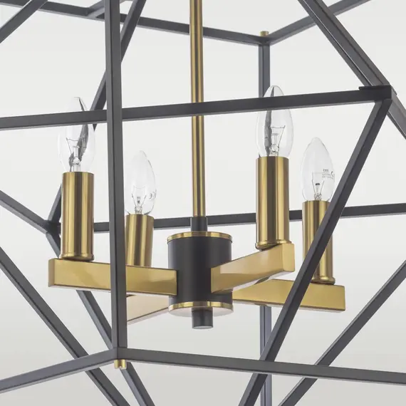 Полилей NASHVILLE P04247BK AU CosmoLight 4xE14 | Osvetlenieto.bg