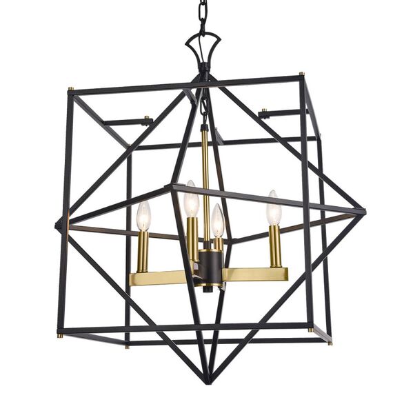 Полилей NASHVILLE P04247BK AU CosmoLight 4xE14 | Osvetlenieto.bg