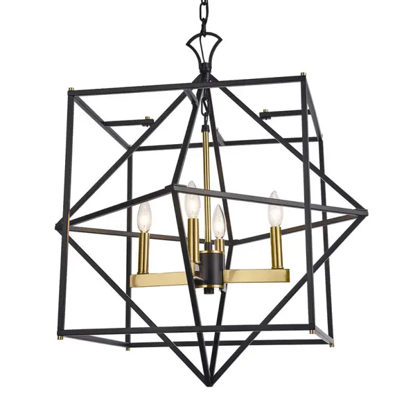 Полилей NASHVILLE P04247BK AU CosmoLight 4xE14 | Osvetlenieto.bg