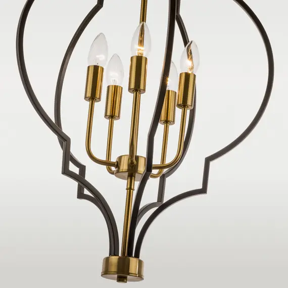 Полилей NASHVILLE P05186BK AU CosmoLight 5xE14 | Osvetlenieto.bg